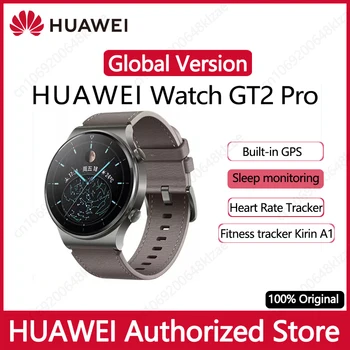 Original Huawei Assistir GT 2 Pro Smartwatch da frequência Cardíaca Tracker Sono de monitoramento GPS de Fitness tracker Kirin A1 smart watch homens GT2