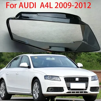 Para Audi A4 B8 2009-2012 Farol Abajur Transparente Farol Lente Abajur Da Tampa Da Lente De Protecção Contra A Luz Shell
