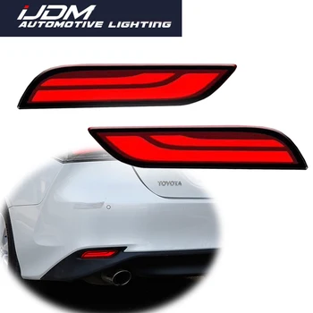 iJDM Para 2018-up Toyota Camry LED Vermelho pára-choques Traseiro Refletor de Luzes, Funcionar como Cauda, Freio Traseiro faróis de Nevoeiro e Sinal de volta a Luz