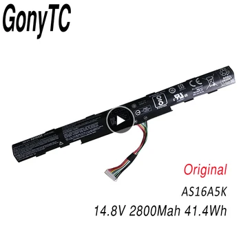 GONYTC 14.8 V 41.4 Wh Novo Original AS16A5K Laptop Bateria para Acer AS16A7K TMP249 AS16A8K E5-475G