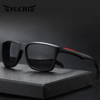 2020 Exterior Óculos de sol Polarizados Homens UV400 Retangular Ultra Leve óculos de Sol Retro Esportes de Condução de Pesca de Óculos Para o sexo Masculino